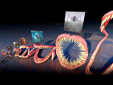 EPIC Monster Jaw Size Comparison | Monster Teeth Count