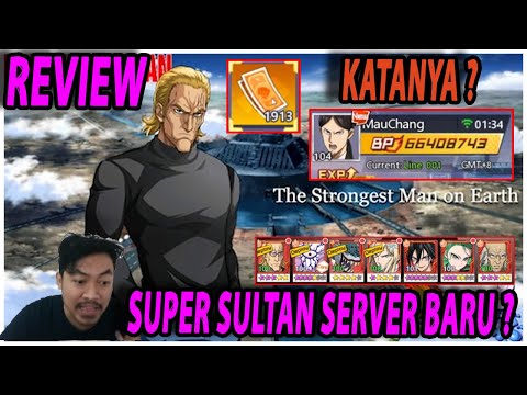 🔥🔥REVIEW AKUN SUPER SULTAN SERVER 558 [SERVER BAYI BARU KITA HEK] - ONE PUNCH MAN: The Strongest