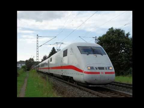 DB Fernverkehr ICE 1 (BR 401) als Umleiter via Maintal und Frankfurt Ost bei Hanau