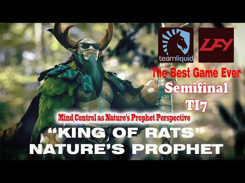Dota2: TI7 Semifinal Team Liquid vs LFY, Mind_Control Perspective as Nature's Prophet