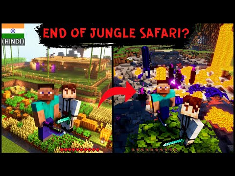 FINAL GOODBYE TO MY PETS 😭 - Jungle Safari World Ending (Minecraft Hardcore!)