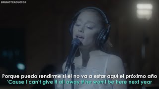 Ariana Grande - Santa Tell Me // Lyrics + Español // live version