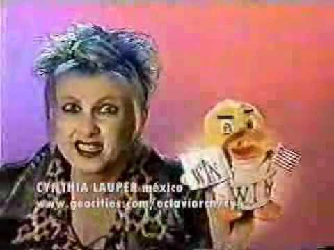 YouTube   Cyndi Lauper announces Sisters Of Avalon on WIN Japan '96
