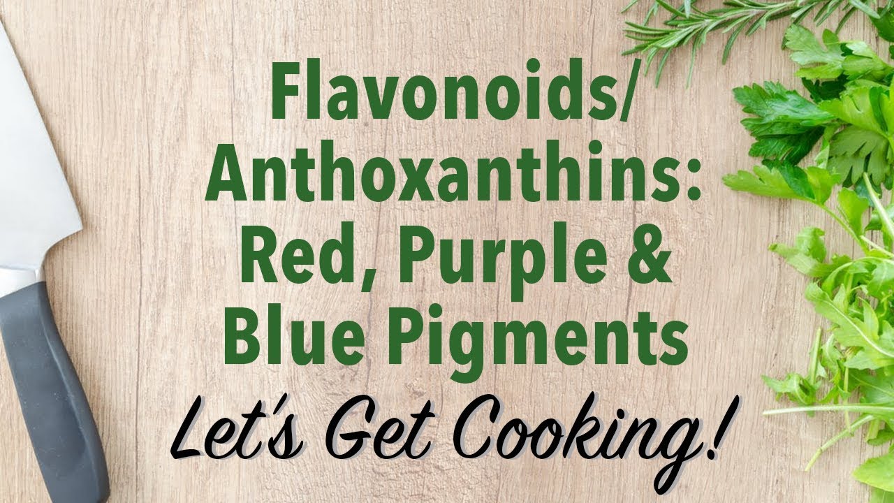 Flavonoids/Anthocyanins: Red, Purple & Blue Pigments - YouTube