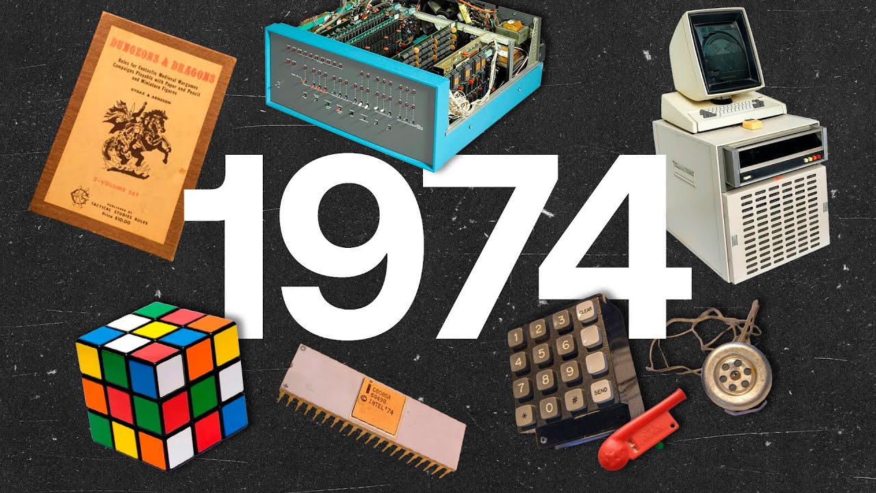 O ano do 1º PC, do Cubo Mágico e dos HACKERS que ligavam de graça (1974)