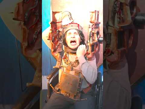 Saw X Lobotomy Scene at Six Flags Fright Fest #halloween #hauntedhouse #sixflags