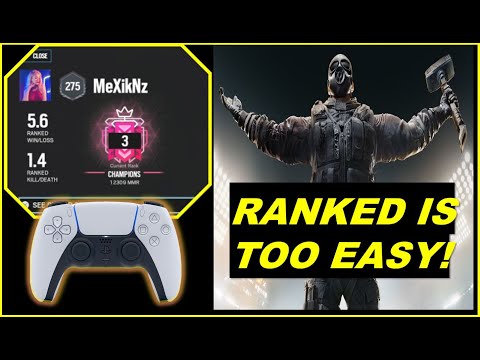 Best PS5 Controller Champion Streamer - Ranked Highlights | Rainbow Six Siege