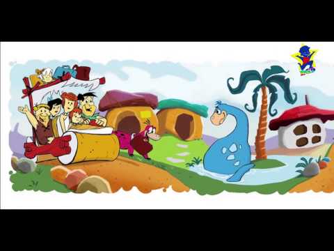 Flintstones' 50th Anniversary And St  David's Day 2014 Google Doodle