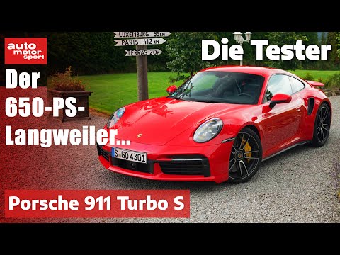 Porsche 911 Turbo S: Der 650-PS-Langweiler... - Test | auto motor und sport