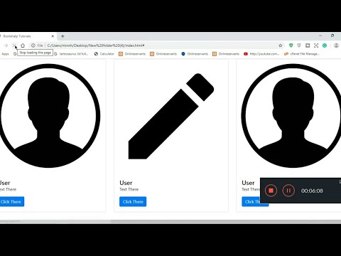Cards in bootstrap 4 | Cards bootstrap | Bootstrap Tutorial For Beginners