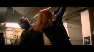 Captain America: The Winter Soldier CLIP - Boiler Room Fight (2014) - Scarlett Johansson Movie HD