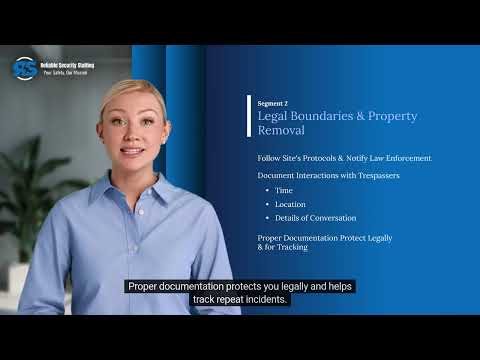 Dealing with Homeless Individuals & Trespassers