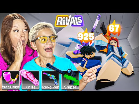 My MOM Builds My Roblox Rivals Loadout!