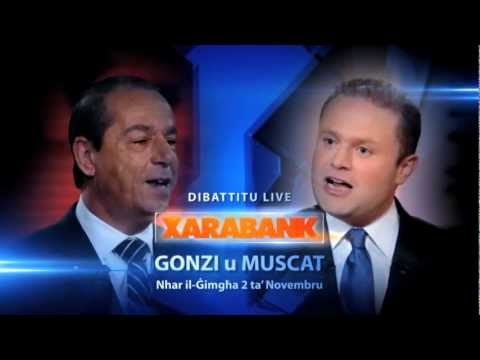 Xarabank - Dibattitu bejn Gonzi u Muscat - Il-Gimgha 2 ta' Novembru 2012