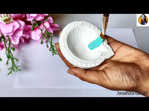 2 Very Easy & Beautiful Diya Decoration Ideas| Diwali Diya Painting Ideas| DIY Diwali Decor Ideas|