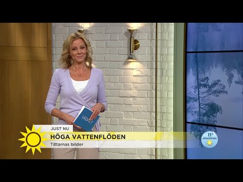 Extremt höga vattenflöden i norr - Nyhetsmorgon (TV4)