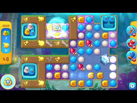 Fishdom 6806 Level - 17 moves - NO BooSTERS