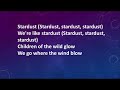 Shonlock - Stardust (Lyrics)
