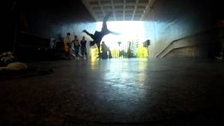 preview picture of video 'B-boy Practice Domus Szombathely 2012 Summer'