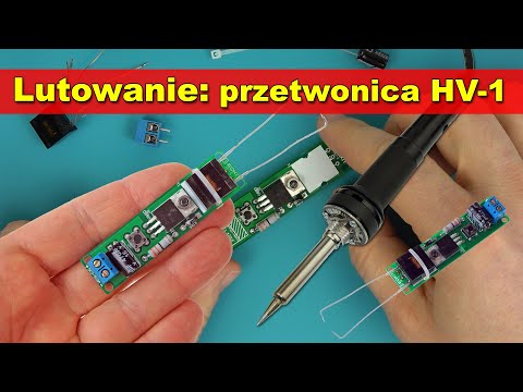 Przetwornica wysokiego napięcia HV-1 - zestaw do samodzielnego montażu kit/diy