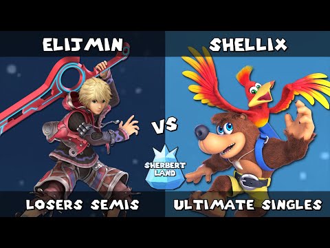 Sherbert Land # 14 | elijmin (Shulk) vs Shellix (Banjo Kazooie) | Losers Semis | SSBU Ultimate