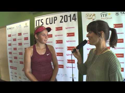 ITS CUP 2014 - interview Jelena Ostapenko