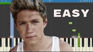 How to play This Town - EASY Piano Tutorial - Niall Horan