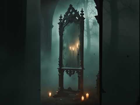 A mirror that reflects tomorrow... and death.  #horrorshorts #ghostmirror #rilo27 #aihorror