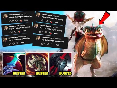 He BEGGED Me To Play Kled For 30 Days Straight... HE WAS SO RIGHT