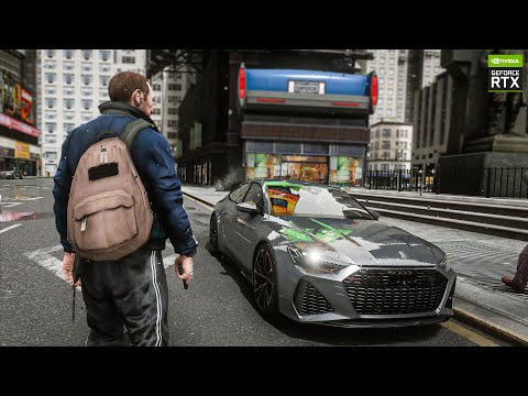 GTA V: 2022 Liberty City Expansion (RTX 3090 OC) - Ultra Realistic Ray Tracing Graphics Gameplay!