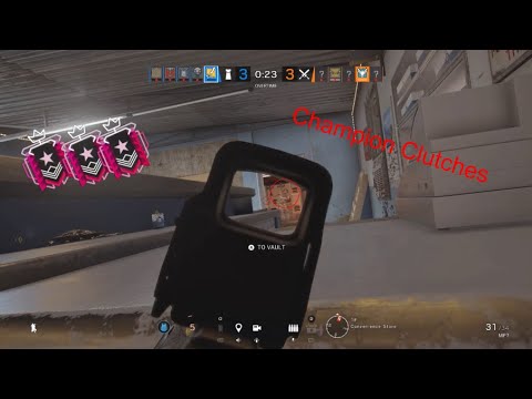 Insane 1v4 Clutch. Console Champion Flicks | Rainbow Six Siege