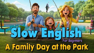 Family Trip to the Park | Easy English Listening Practice Story (A2 Level)