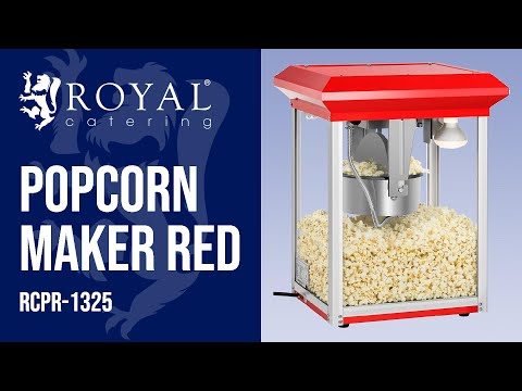 videoposnetek - Popcorn Maker Red - 8 oz
