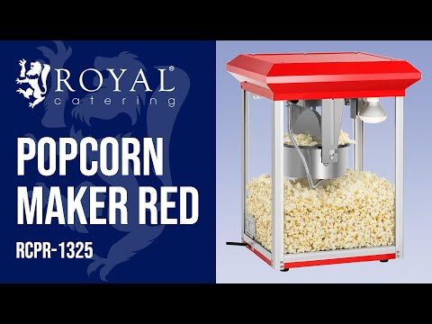 videoposnetek - Popcorn Maker Red - 8 oz - ECO