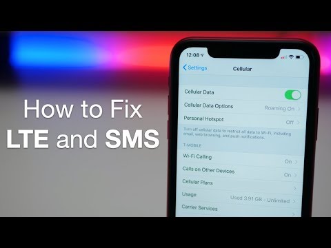 How To Fix LTE and SMS Issues on iOS 12.1.2 and Newer Video