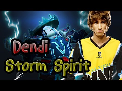 Dota GGwP |Na'Vi Dendi PLaying Storm Spirit [Highlights] Dota 2 MMR