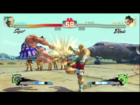 SSF4:AE Jason Nelson (Sagat) vs TFD Kaleo (Honda) -- Gameclucks/Dante's Barroom Brawls Nov 2011