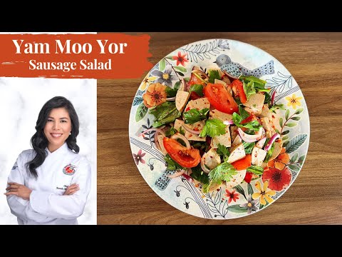 Yum Moo Yor / Vietnamese sausage salad with spicy dressing