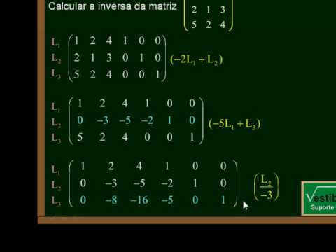 Matemática - Matriz Inversa (Oitava Parte)