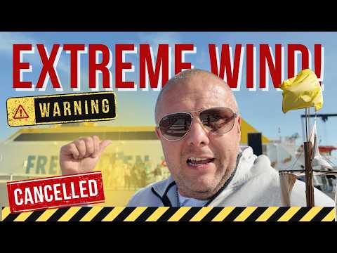 ⚠️Winds SO STRONG In Lanzarote | Ferries CANCELLED! 🔴LIVE! & LOCAL!