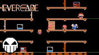 Mappy (Evercade - Namco Museum Collection 1) Gameplay