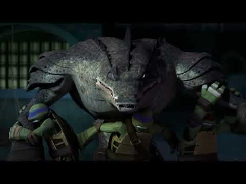 TMNT Leatherhead VS Bishop