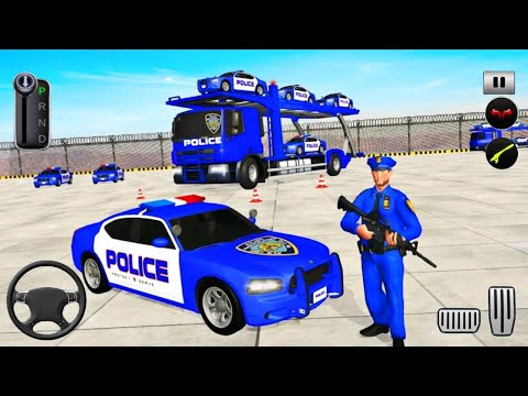Grand Police Vehicles Transport Truck Driving Simulator Game - Android Gameplay
