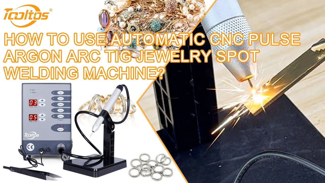 How To Use Tooltos Automatic CNC Pulse Argon Arc Tig Jewelry Spot Welding Machine 2.0