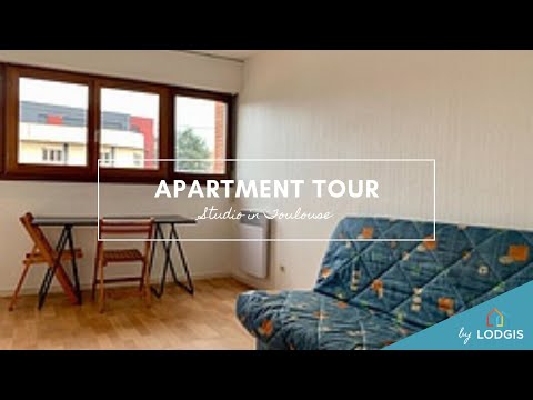 Apartment Tour // Furnished  18m2 in Toulouse  – Ref : 1T122404