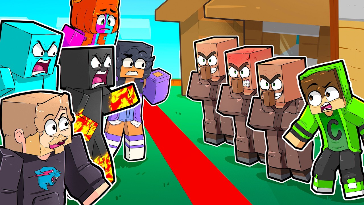 VILLAGERS SEPARARAM NOSSA VILA PELA METADE CONTRA OS YOUTUBERS