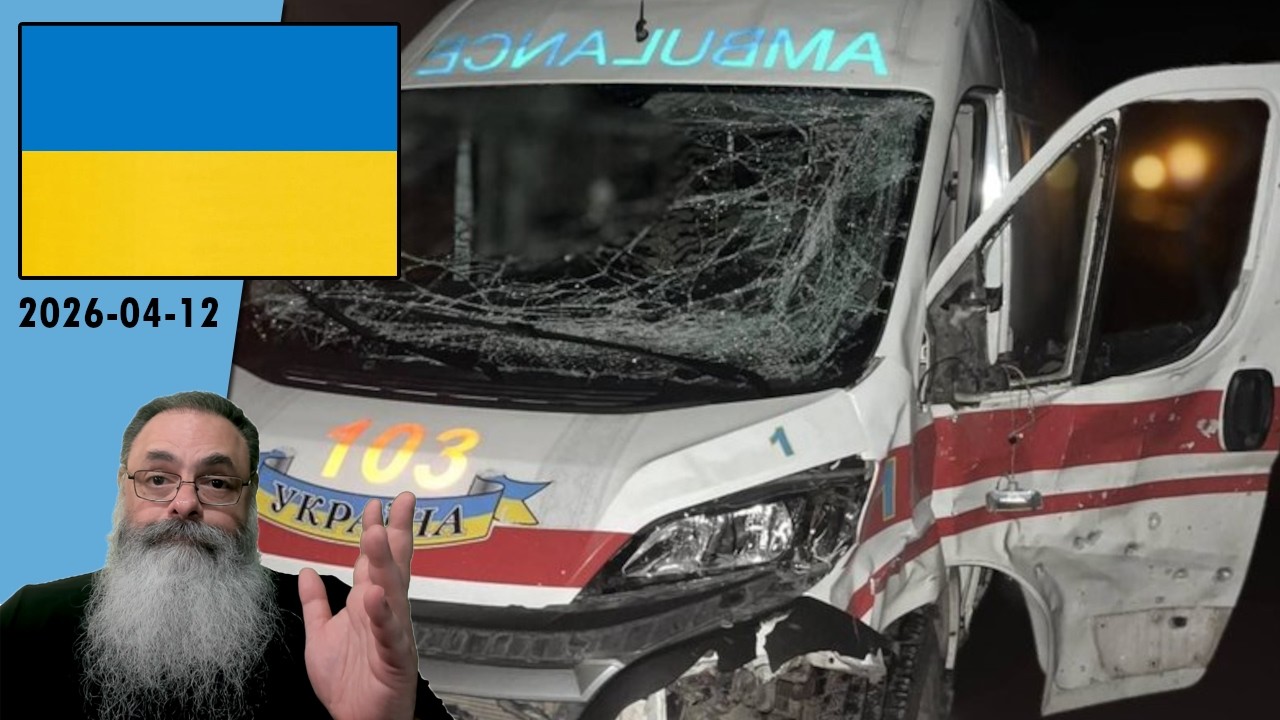 #Ucrânia 2025-04-12: TRÉGUA de PÁSCOA é rompida pelos RUSSOS que ATACAM CIVIS e AMBULÂNCIAS