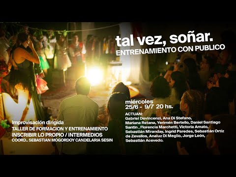 Sesión de trabajo actoral