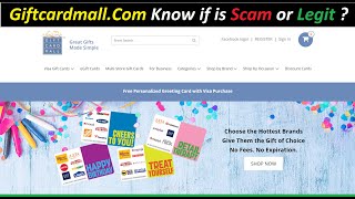 Giftcardmall ! Giftcardmall Reviews ! Giftcardmall Com Reviews ! Giftcardmall.Com is Scam or Legit 