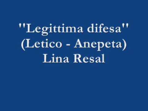 Legittima difesa - Lina Resal